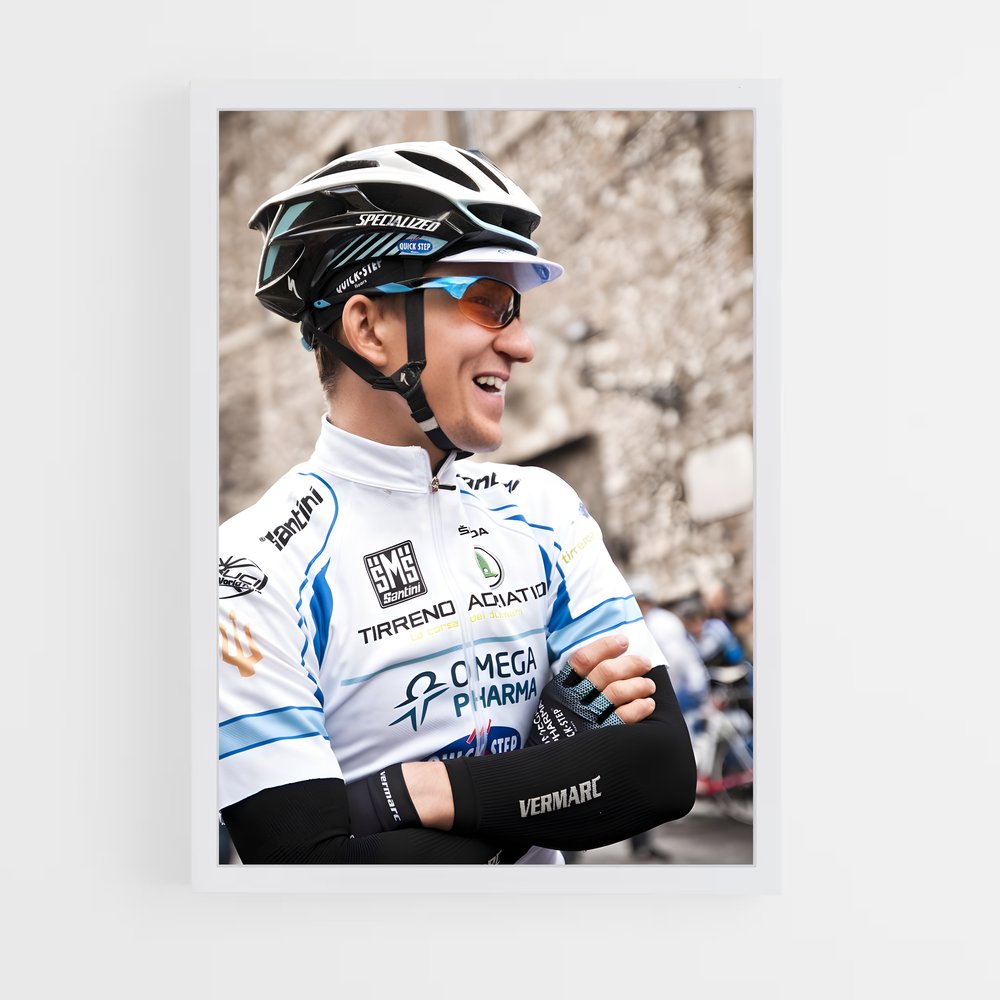 Poster Sourire de la Victoire – affiche Cyclisme (vue 3)